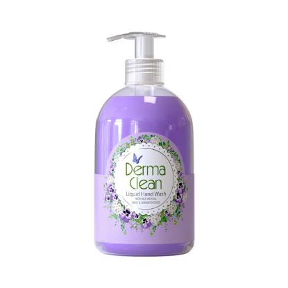 مایع دستشویی مدل lavender درماکلین 500میلی لیتر